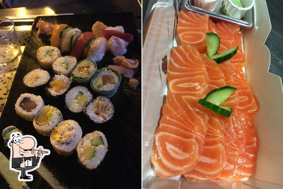 Prenez différentes options de sushi