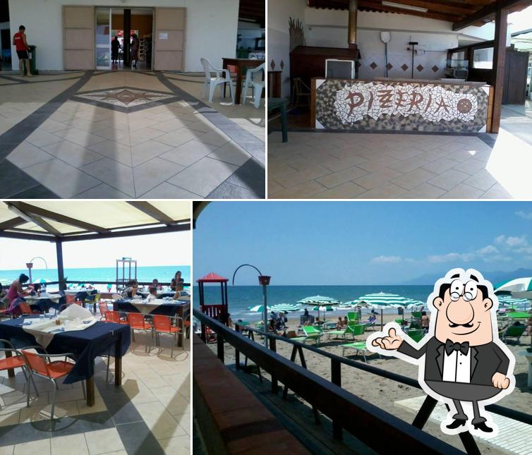 Gli interni di Lido privilege beach