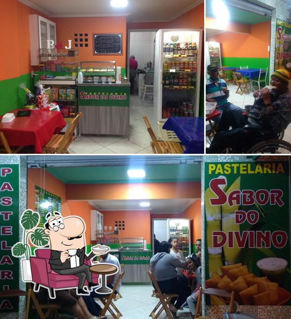 Veja imagens do interior do Pastelaria sabor do Divino