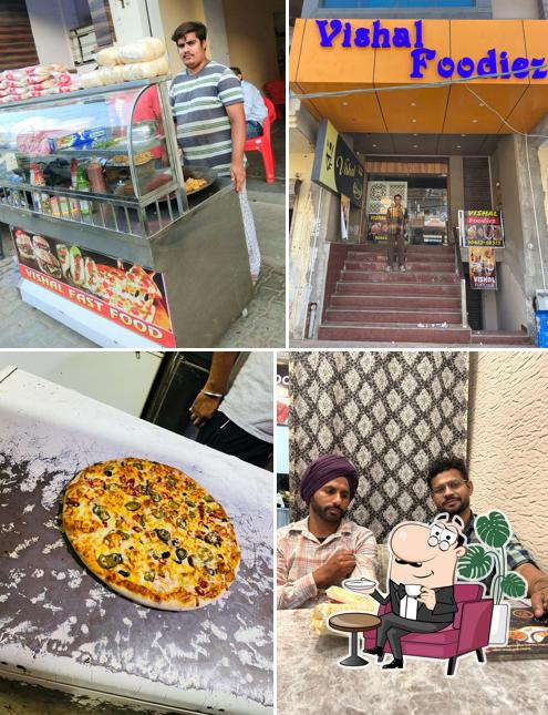 The interior of Vishal Foodiez