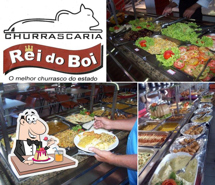 Churrascaria Rei do Boi provê uma gama de sobremesas