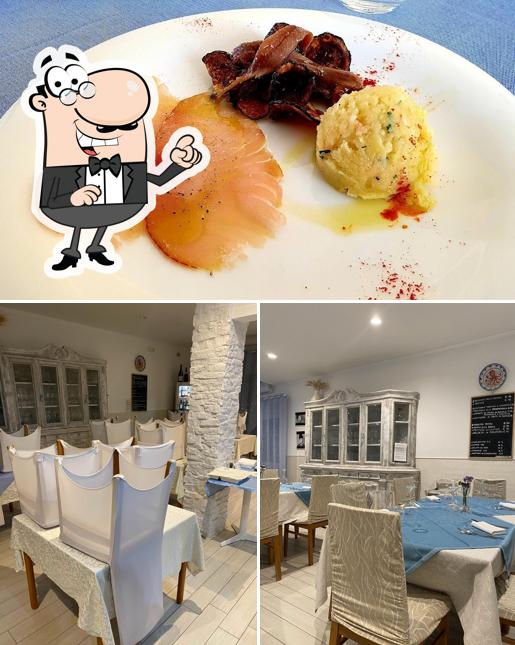 L’image de la intérieur et nourriture concernant La Dimora Del Gusto ristorante pesce