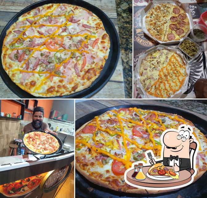 Consiga diferentes tipos de pizza