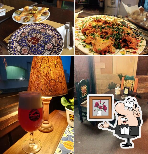 Guarda la immagine che mostra la interni e cibo di Cicci's bar
