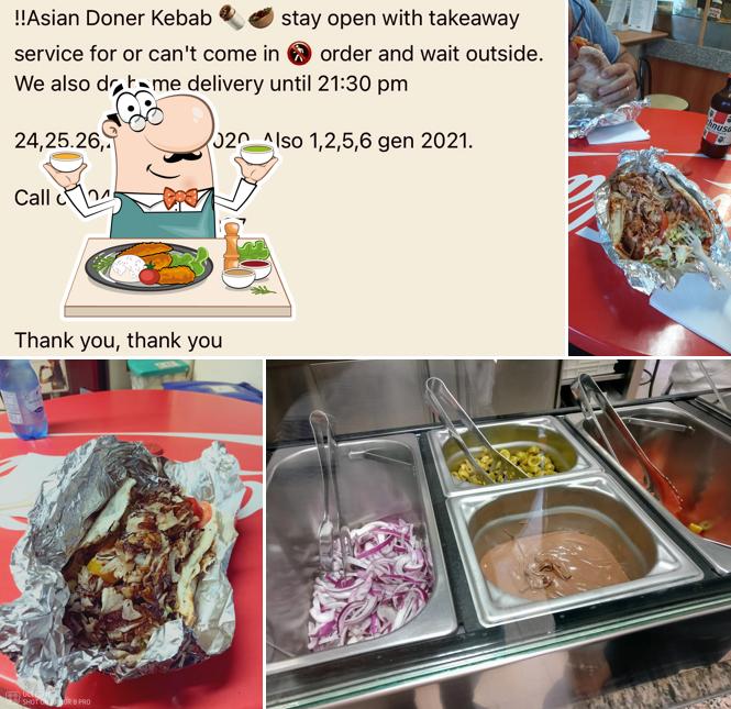 Еда в "Asian Doner kebab"