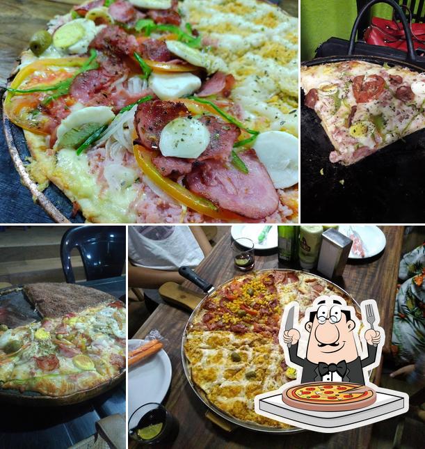 Escolha pizza no Pizzaria Max Burguer - Gama