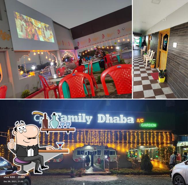 The interior of CR FAMILY DHABA A/C GARDEN