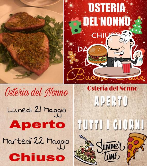 Prova un hamburger a Osteria Del Nonno