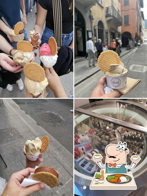 Platti al Gelateria Guidi