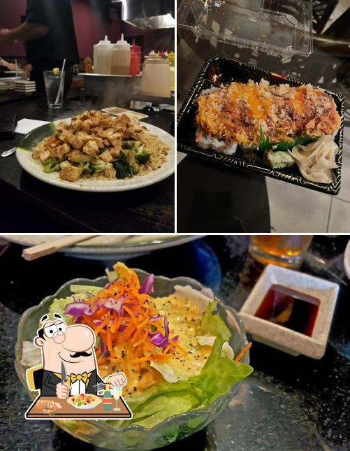 Еда в "Hana Japanese Steakhouse and Sushi lounge"