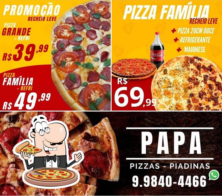 Consiga pizza no Papa Pizza Delivery