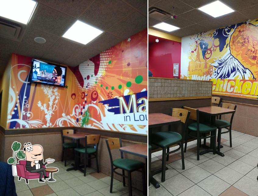 L'intérieur de Popeyes Louisiana Kitchen