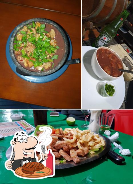 Peça refeições de carne no Bar do Piniquinho