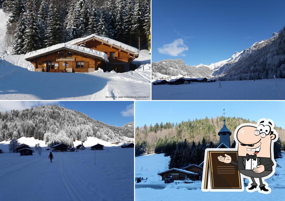 L'extérieur de Restaurant La Marmotte