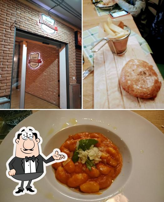 Dai un’occhiata alla foto che mostra la interni e cibo di Pizzeria Da Cocco