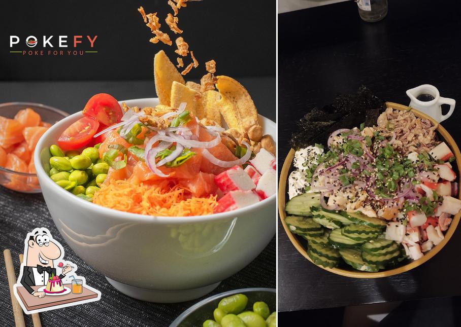 Pokefy - Poke for You serve uma gama de pratos doces