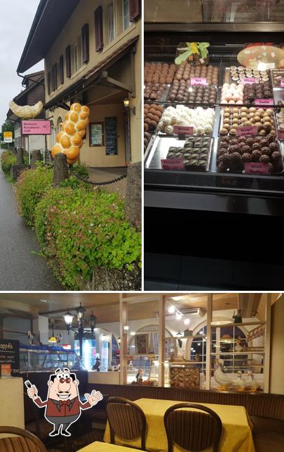 Guarda la immagine che raffigura la cibo e interni di Cusumano Bäckerei-Konditorei-Confiserie-Café