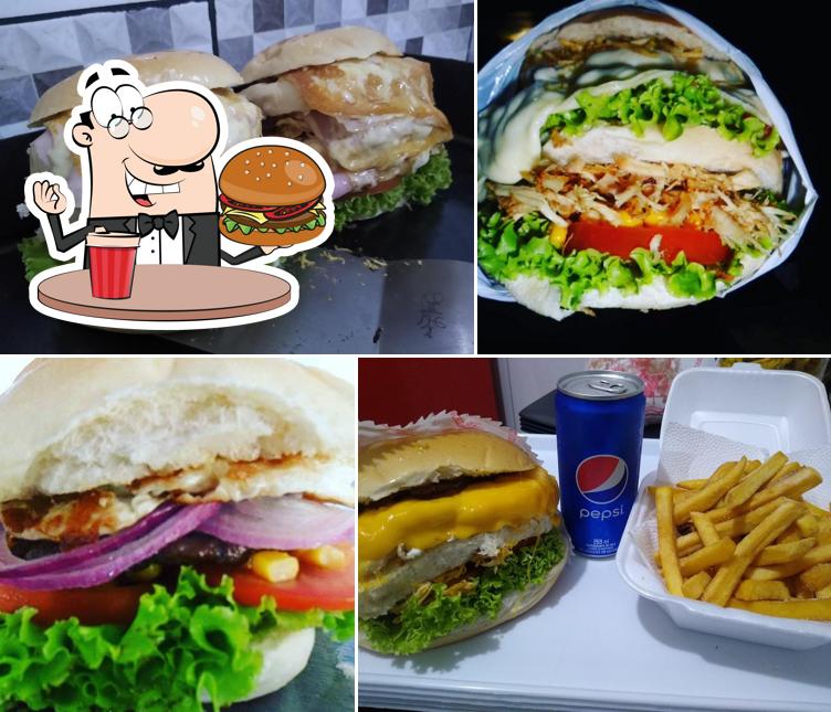 Delicie-se com um hambúrguer no Encontro's Hamburgueria