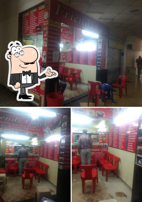 The interior of Friendz Cafe
