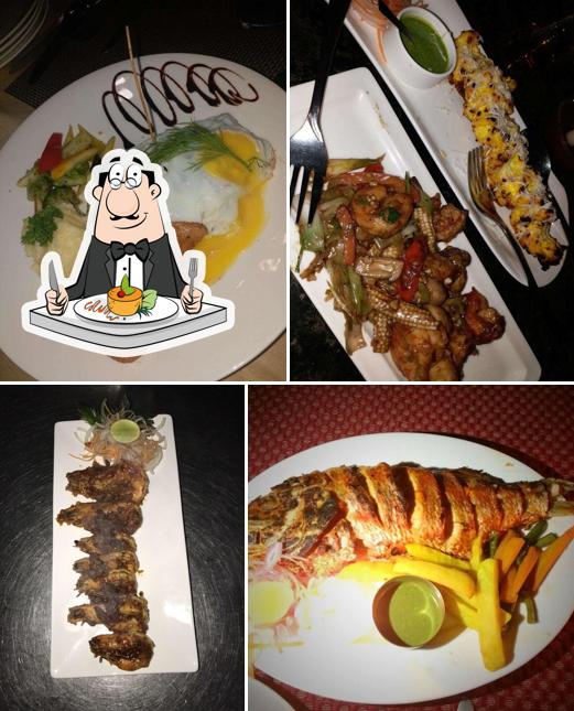 Food at Mike's Oasis Beach Shack