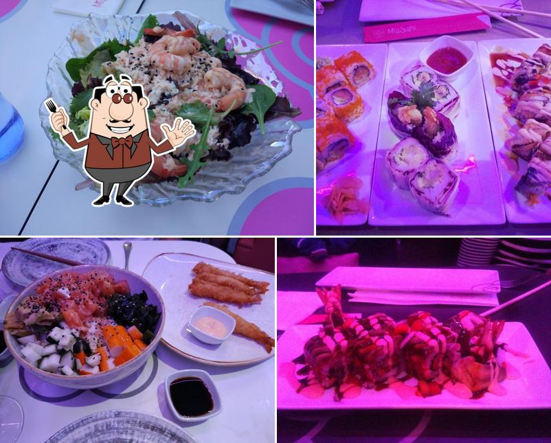Platos en Miss Sushi Cortes Restaurante Japonés