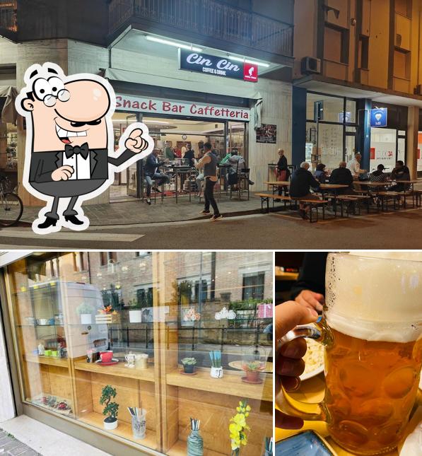 Guarda la foto che raffigura la esterno e birra di CIN CIN SNACK BAR CAFFETTERIA