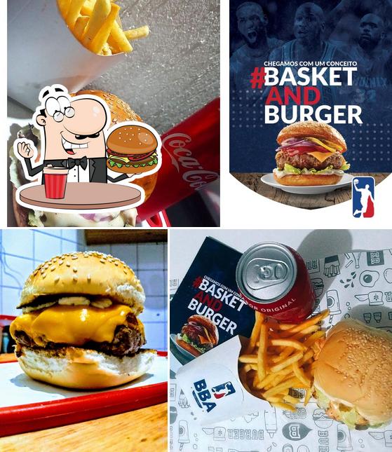 Experimente um hambúrguer no Basket Burguer Artesanal