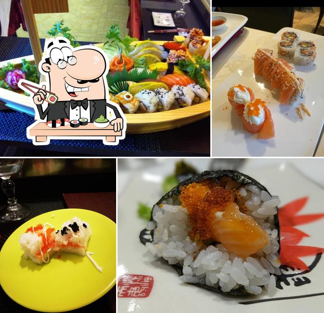 Sushi rolls are offered by Ristorante Cinese Giapponese Pokè ''La Primavera''