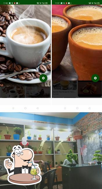 Cafe100 is distinguished by drink and dining table