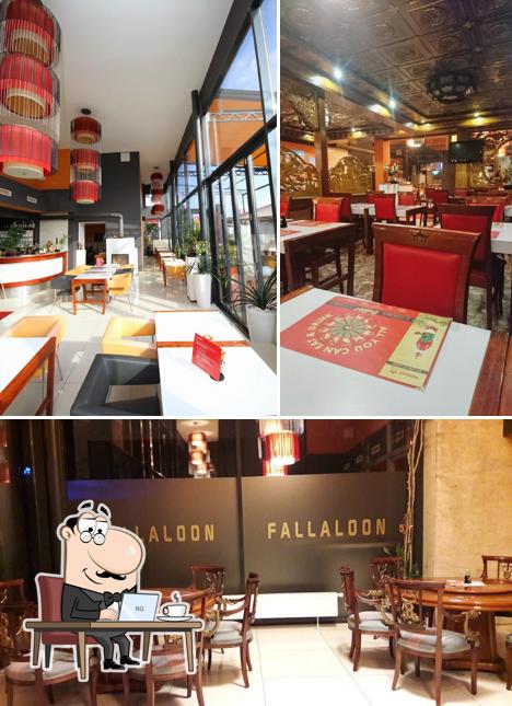 The interior of Fallaloon Asian Fusion Kitchen Ι DERZEIT NUR Take Away & Home-Service