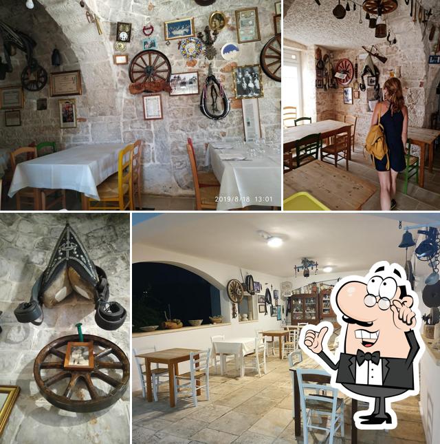 Gli interni di Trattoria delle Ruote