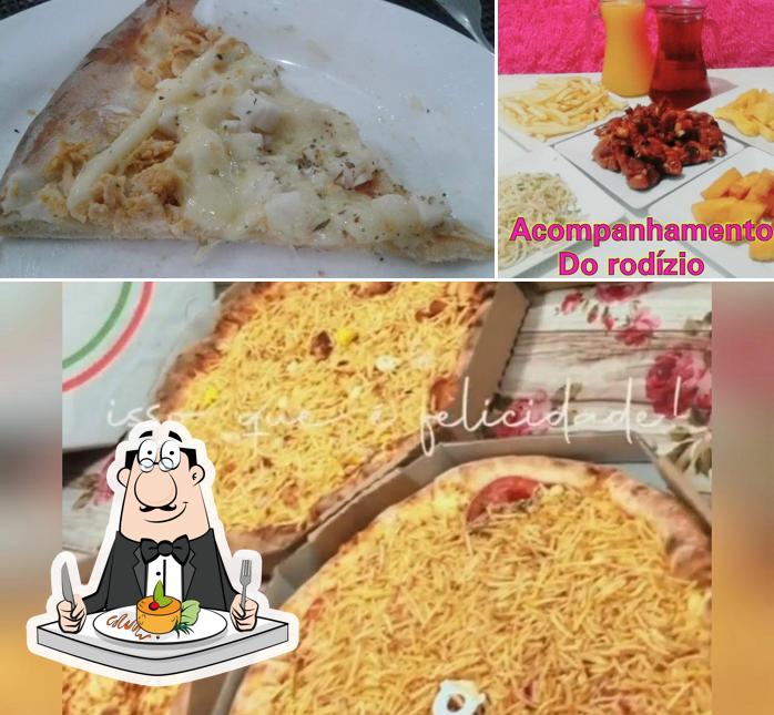 Comida em Pizzaria União