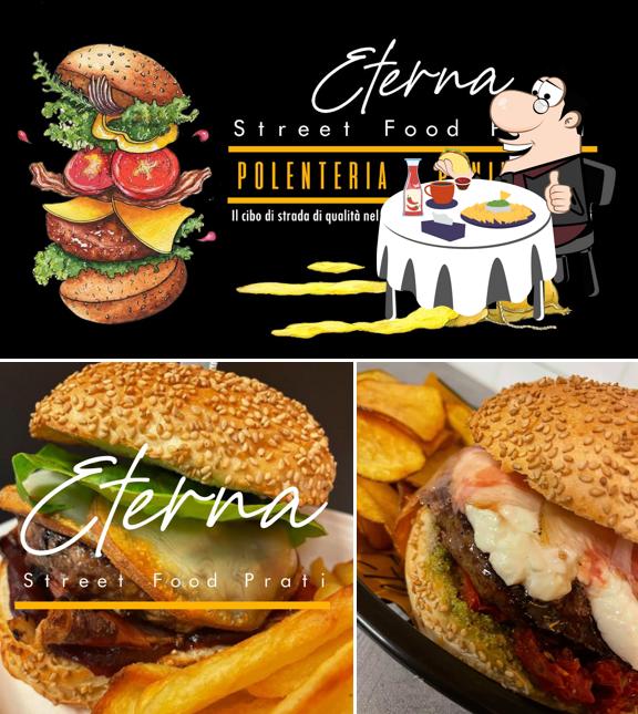 Prova un hamburger a Eterna Street Food - Prati