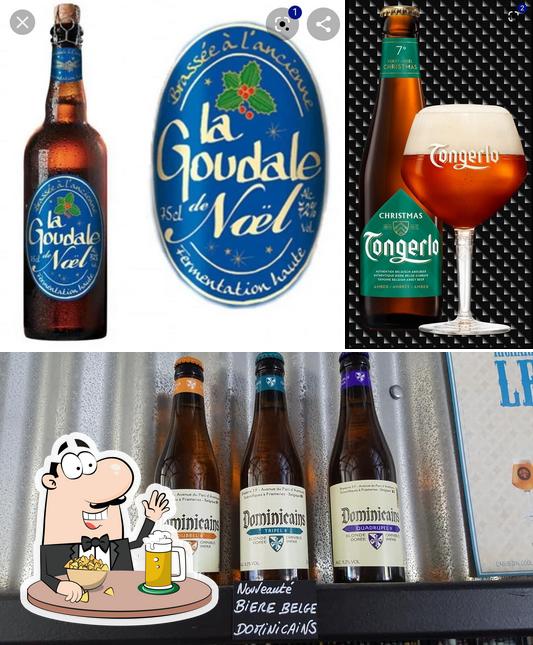 Commandez un verre de bière blonde ou brune