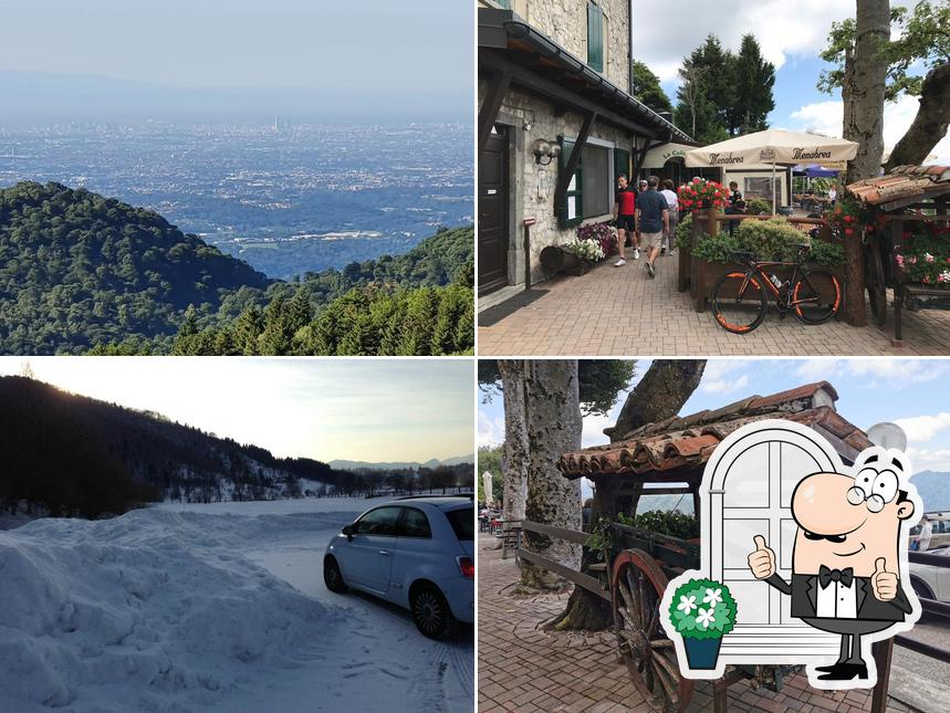 Goditi la vista dall'area esterna di Ristorante La Colma