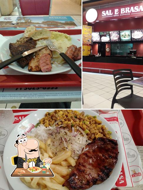 Comida em Sal e Brasa Grill Express - Shopping Paralela