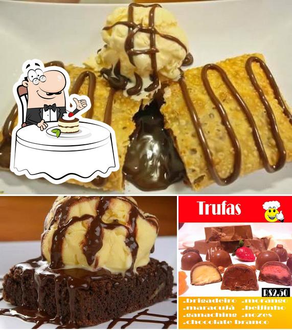 Caio'sSabores provê uma gama de pratos doces