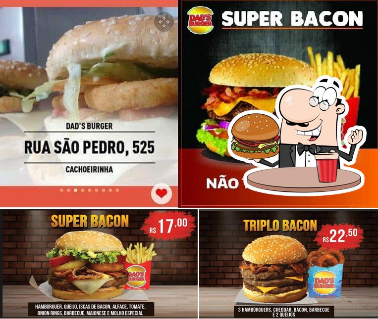 Os hambúrgueres do Dad's Burger irão satisfazer uma variedade de gostos