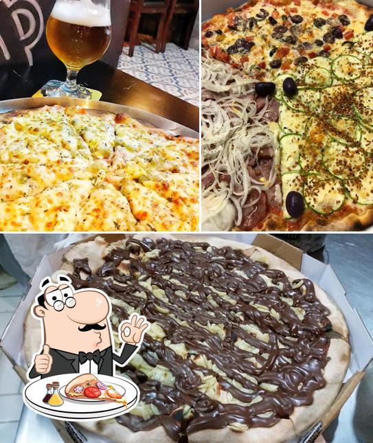 Escolha diversos tipos de pizza