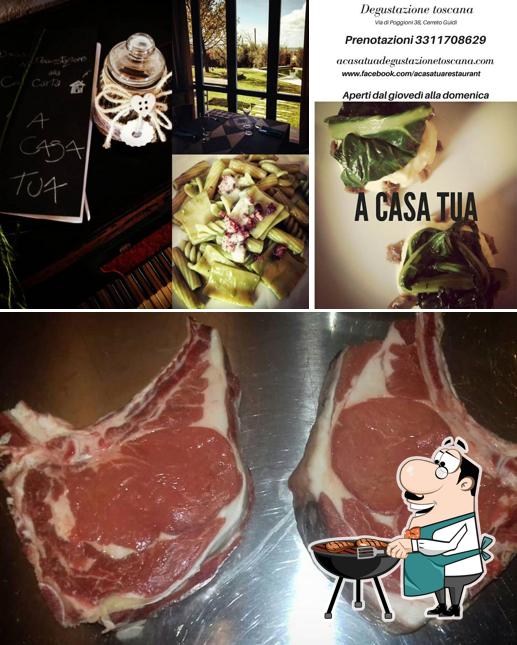 Ordina i piatti di carne a A CASA TUA, degustazione toscana