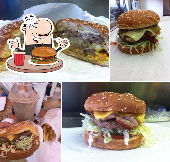 Try out a burger at Frosty Burger