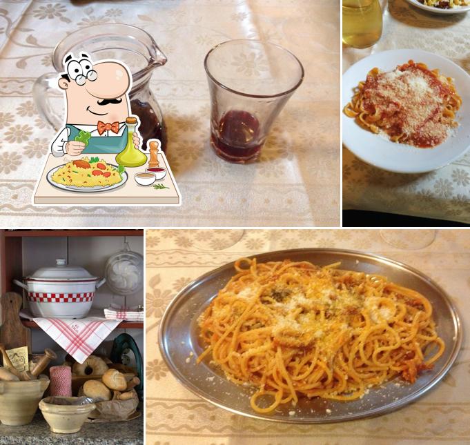Cibo al Trattoria Polenta Belvedere