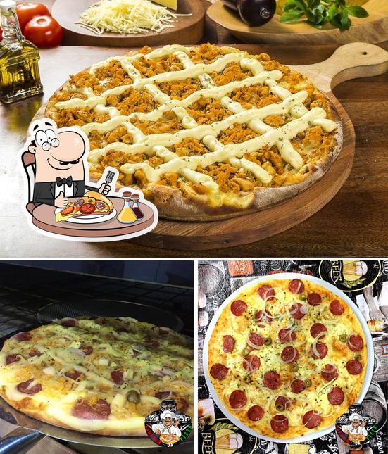 Consiga diferentes variedades de pizza