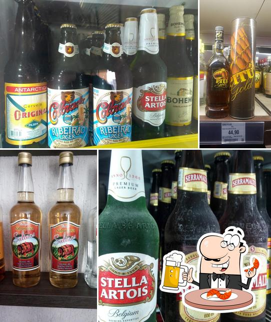 Peça um copo de cerveja leve ou escura