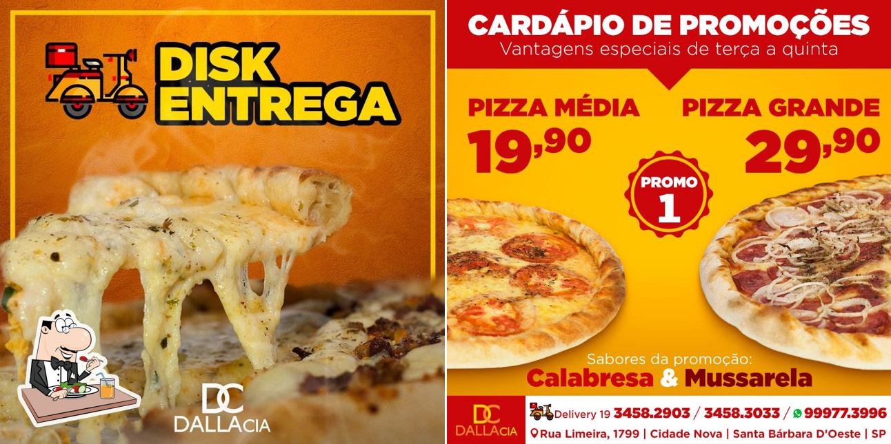 Comida em Dalla Cia - Pizzaria Pastelaria Lanches