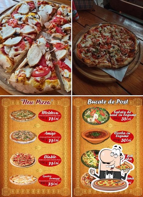 Prenez de nombreux genres de pizzas