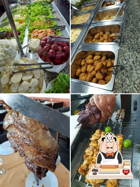 Churrascaria Serra Gaúcha serve uma variedade de pratos doces