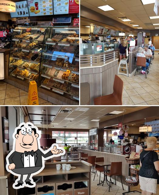 L'intérieur de Tim Hortons