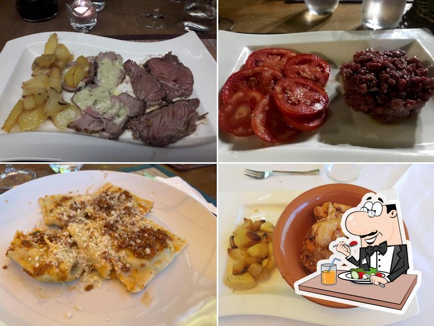 Cibo al agriturismo trattoria delle passioni