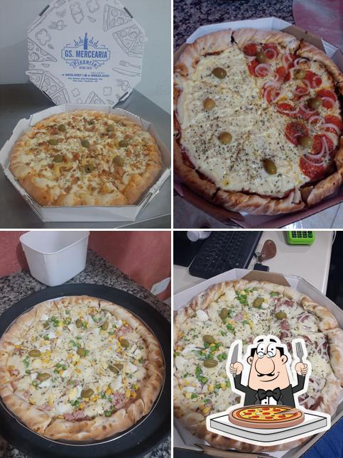 No GS Pizzaria, você pode degustar pizza